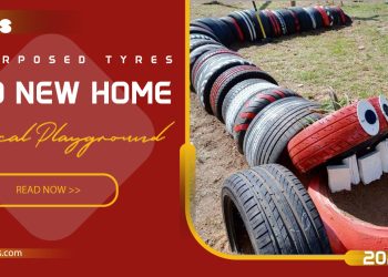 REPURPOSED TYRES FIND NEW HOME AT LOCAL PLAYGROUND