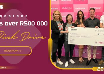 Bridgestone hands over R500 000 to Pink Drive