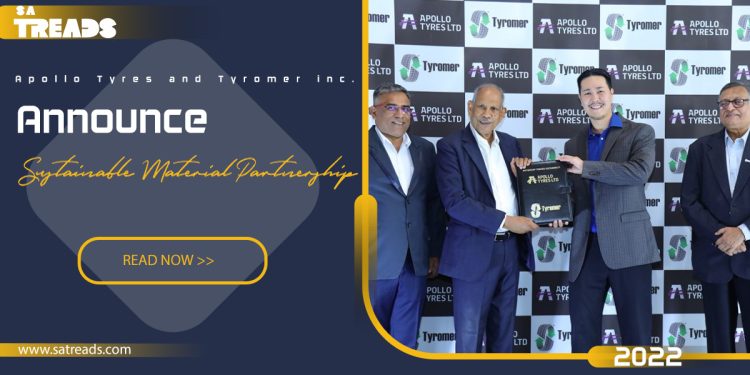 Apollo Tyres and Tyromer Inc announce Sustainable Material Partnership