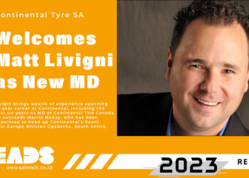Continental Tyre South Africa Welcomes Matt Livigni as New Managing Director