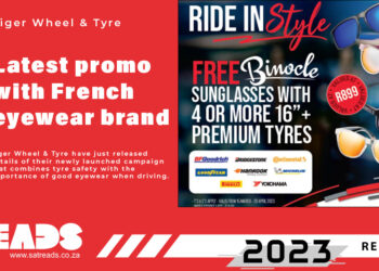 Latest promo sees Tiger Wheel & Tyre team up with French eyewear brand 