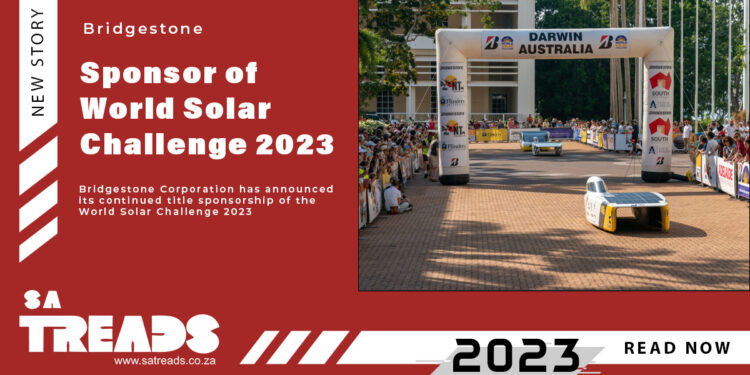 Bridgestone Returns as Title Sponsor of the World Solar Challenge 2023