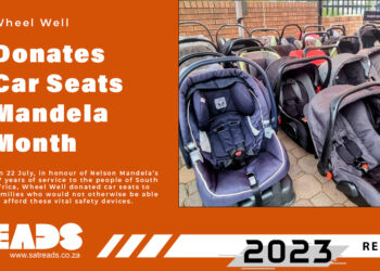 Wheel Well donates car seats in honour of Mandela Month