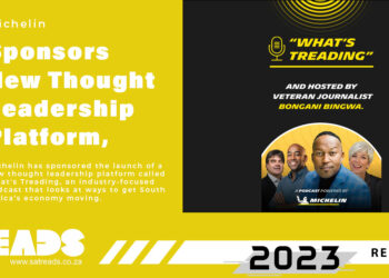 Michelin sponsors new thought leadership platform, What’s Treading, and gives holistic view on South Africa’s commercial industry