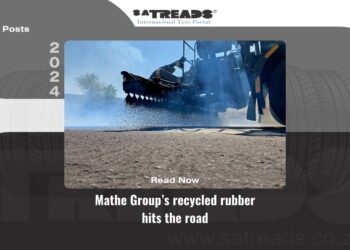 Mathe Group’s recycled rubber hits the road