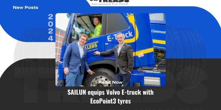 SAILUN equips Volvo E-truck with EcoPoint3 tyres