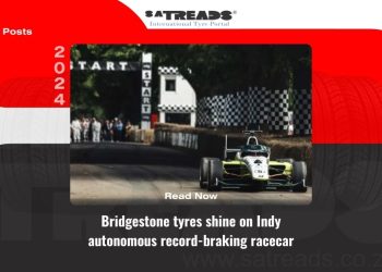 Bridgestone tyres shine on Indy autonomous record-braking racecar