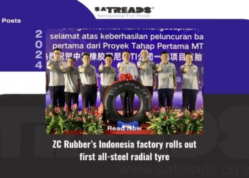ZC Rubber’s Indonesia factory rolls out first all-steel radial tyre