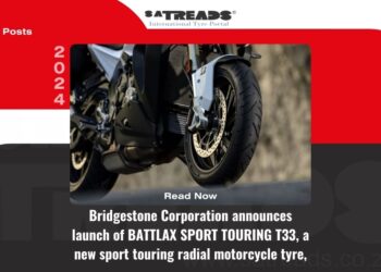 Bridgestone Corporation announces launch of BATTLAX SPORT TOURING T33, a new sport touring radial motorcycle tyre,