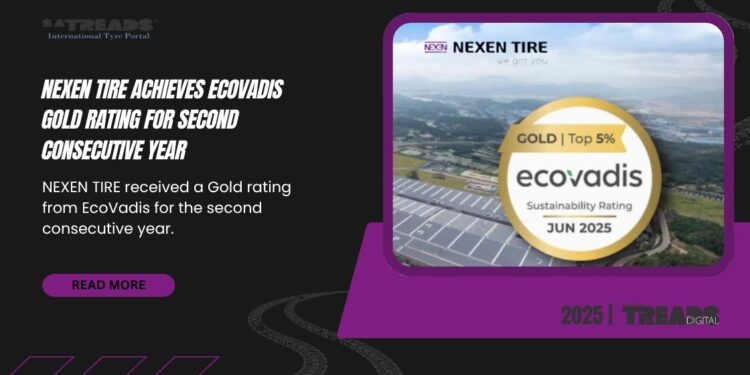 NEXEN TIRE Achieves EcoVadis Gold Rating for Second Consecutive Year