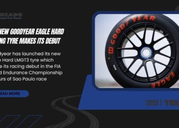 The new Goodyear Eagle Hard racing tyre makes its debut
