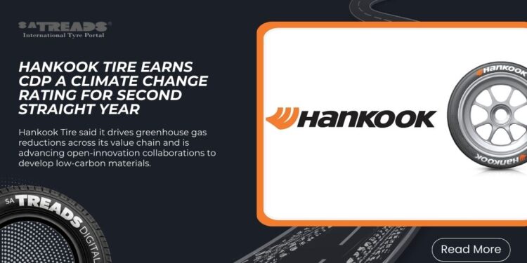 Hankook Tire Earns CDP A Climate Change Rating for Second Straight Year