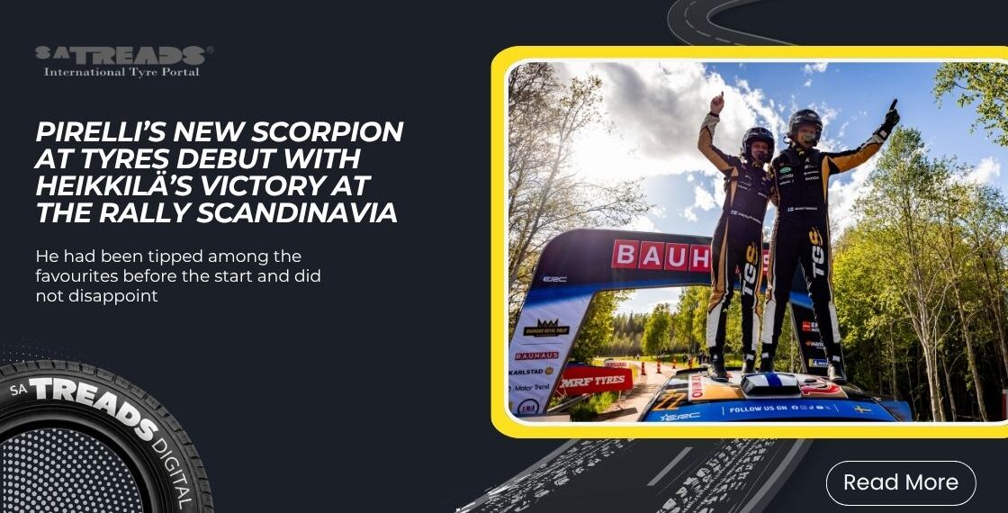 PIRELLI'S NEW SCORPION AT TYRES DEBUT WITH HEIKKILÄ'S VICTORY AT