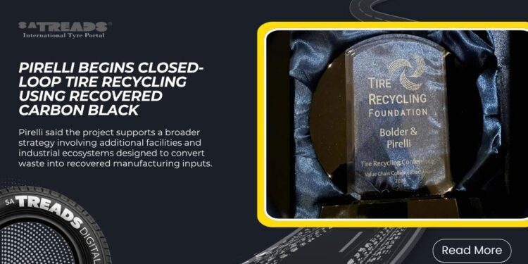 Pirelli Begins Closed-Loop Tire Recycling Using Recovered Carbon Black