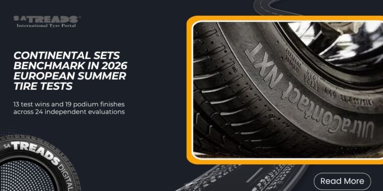 Continental sets benchmark in 2026 European Summer tire tests
